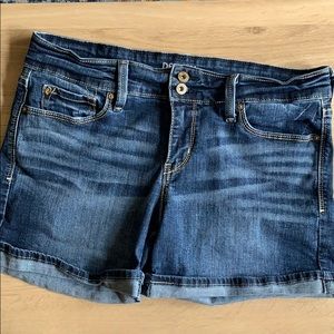 Denim shorts